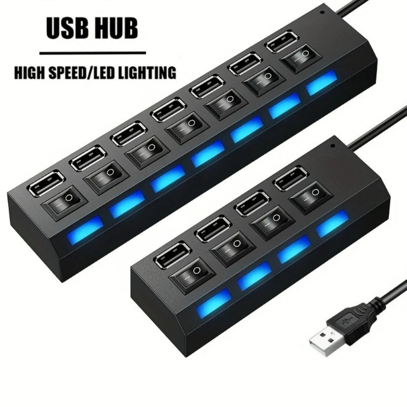 Laptop Accessories Productivity - Hub USB 2,0, adaptador de corriente