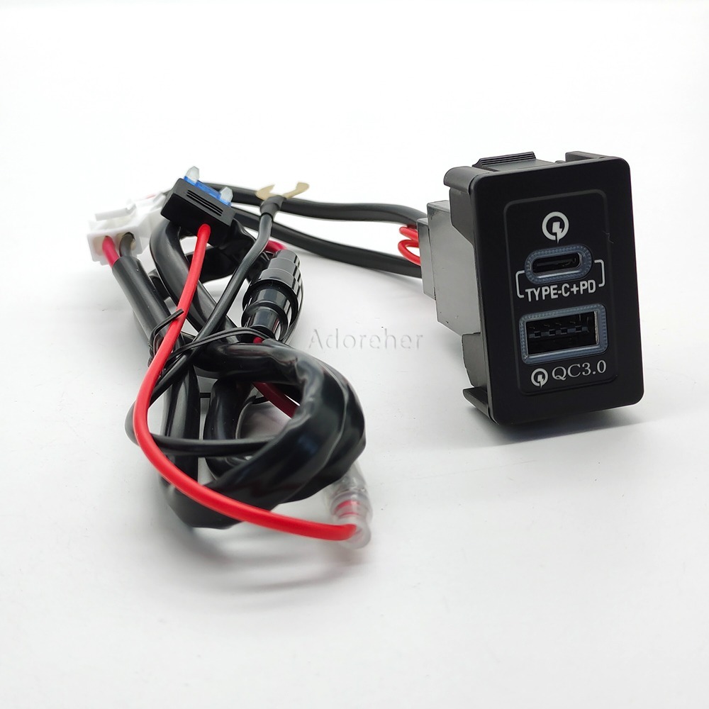 Usb C Power Adapter - Cargador Rápido para Auto Suzuki Swift