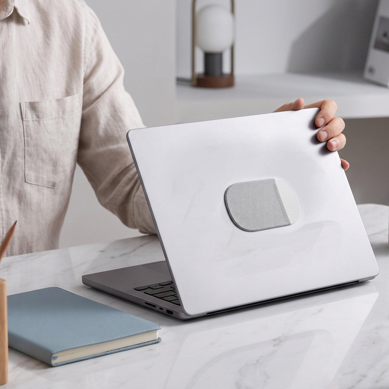Laptop Accessories Essential - Soporte adhesivo para ratón de ordenador