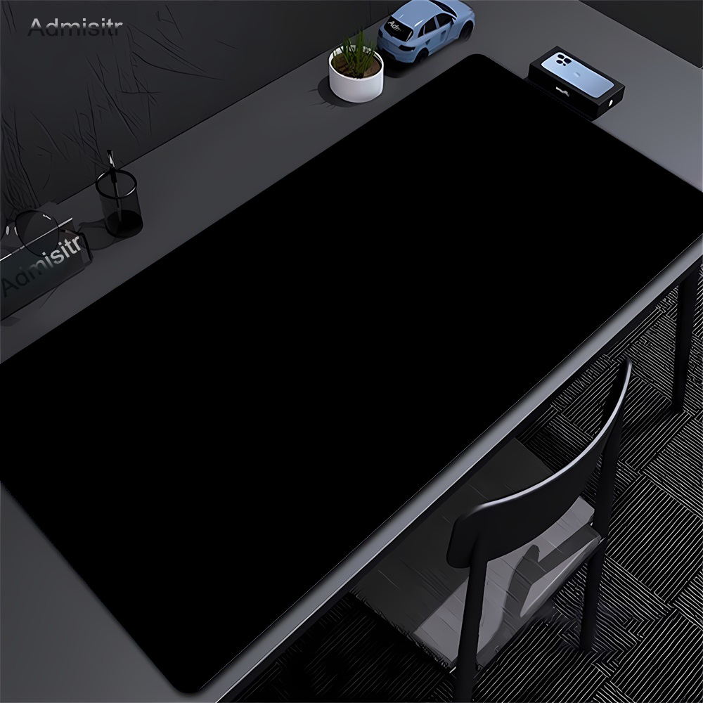 Laptop Accessories Productivity - Alfombrilla de ratón negra grande, alfombrilla