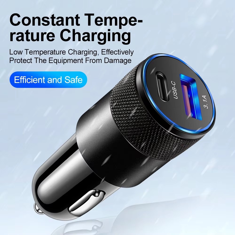 Cargador de coche USB 3.1A tip - Usb C Power Adapter reseña y precio