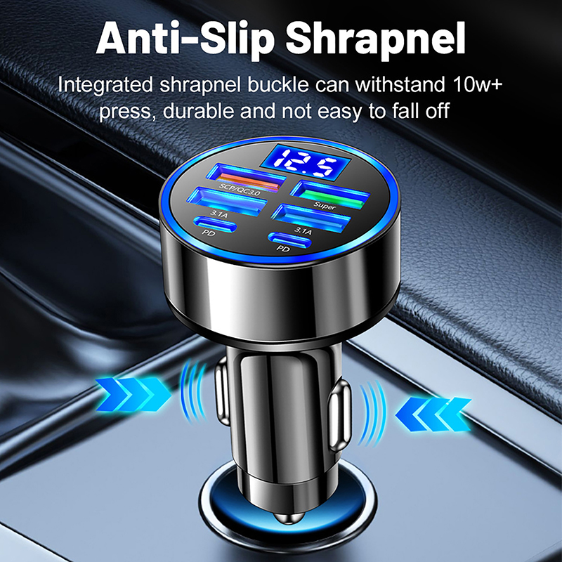 Cargador de coche con 6 puerto - Usb C Power Adapter reseña y precio