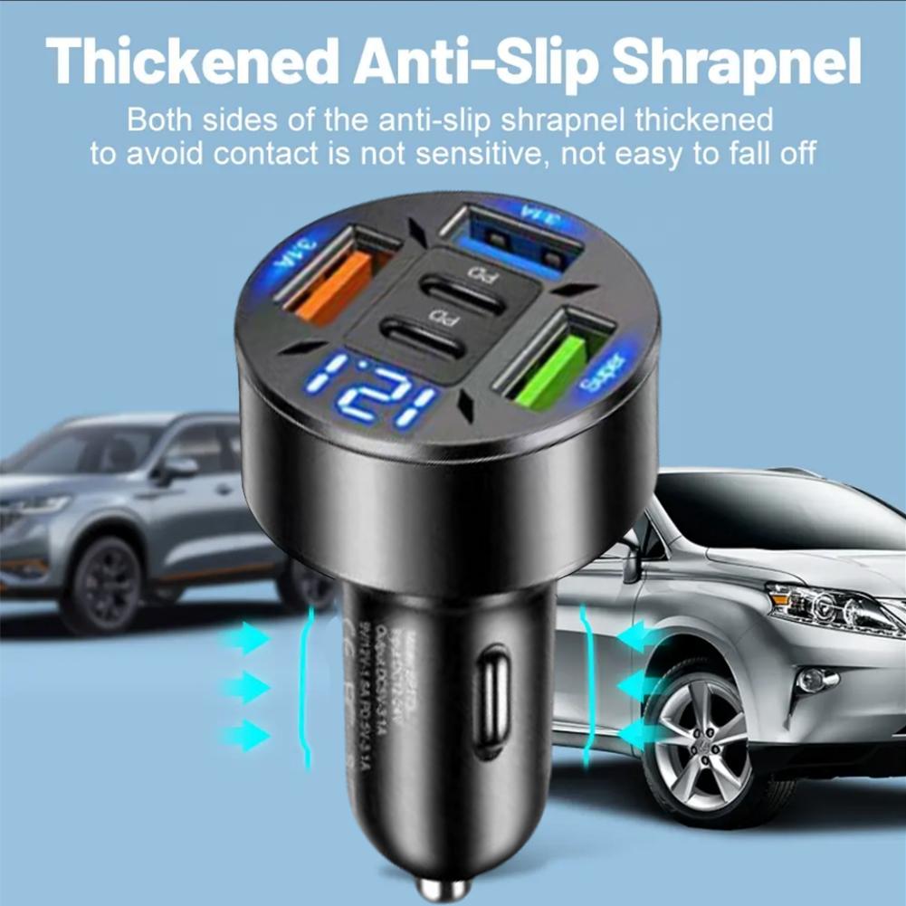 Cargador de Coche de 5 Puertos - Usb C Power Adapter reseña y precio