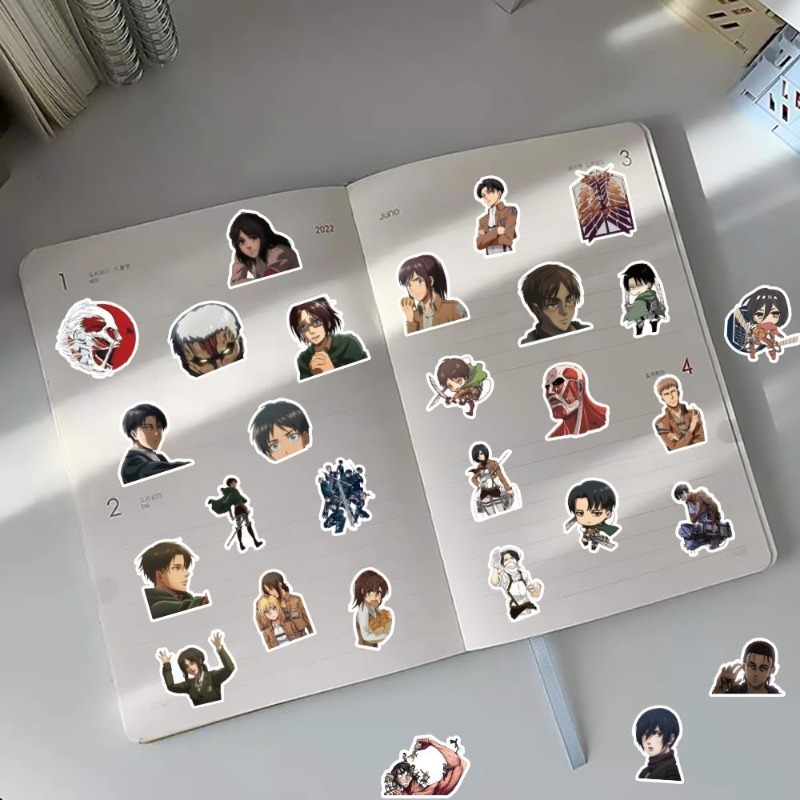 60 pegatinas de anime de Attac - Laptop Accessories reseña y precio