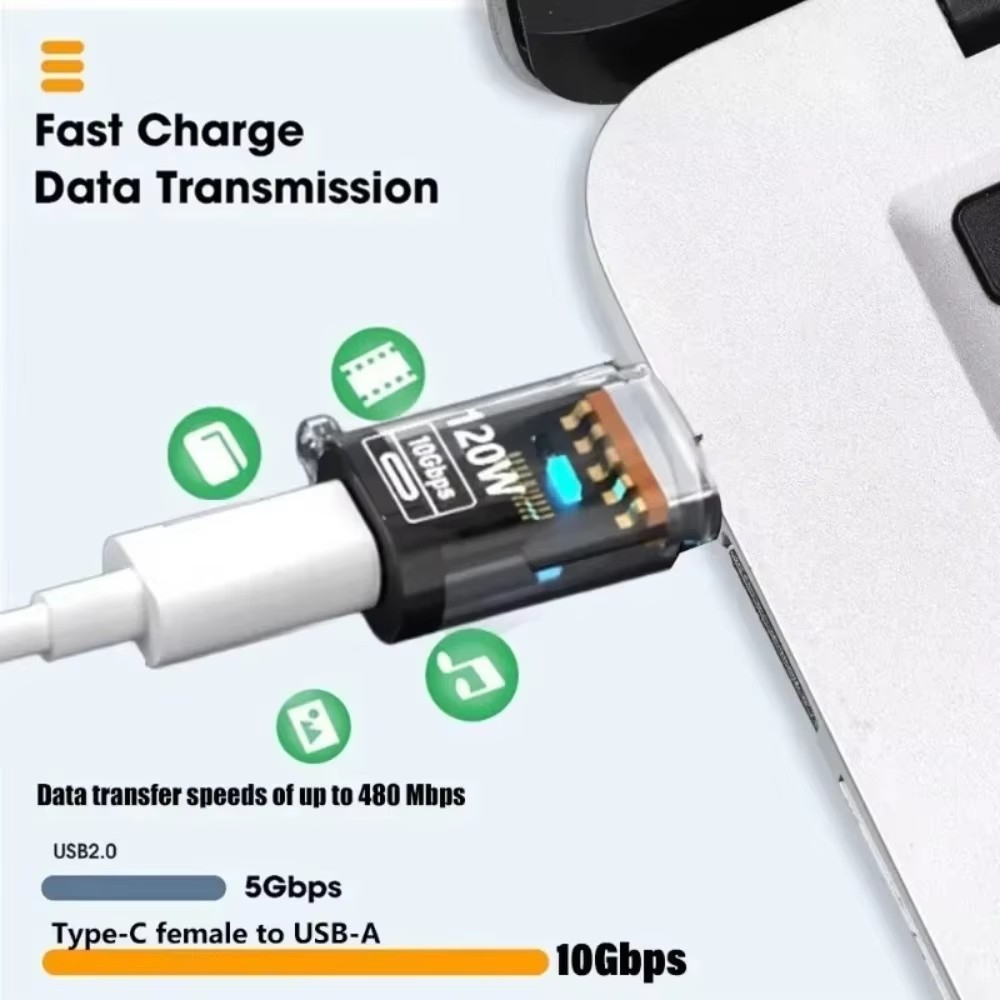 Adaptador OTG USB C hembra a U - Usb C Power Adapter reseña y precio