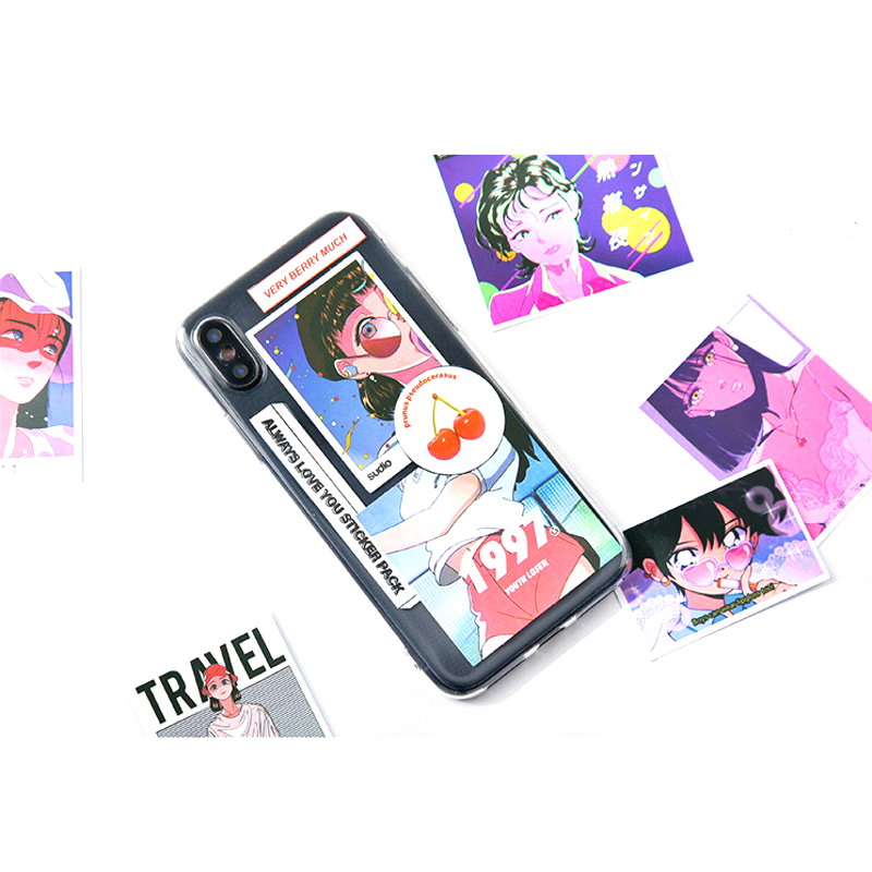 Pegatina de chica de Anime Ret - Laptop Accessories Girly reseña y precio