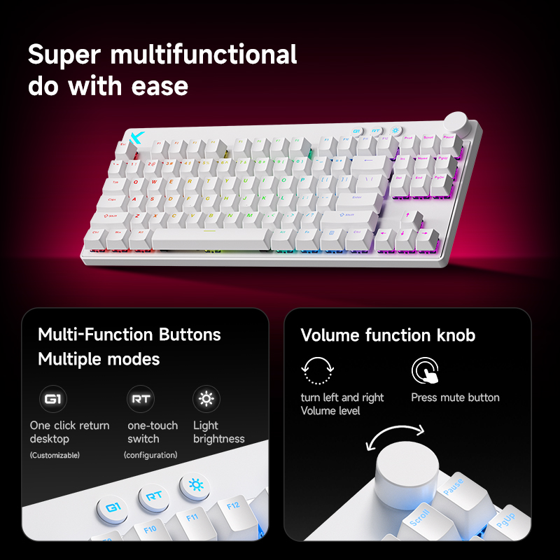 Mchose Mix87 teclado con inter - Laptop Accessories Productivity reseña y precio