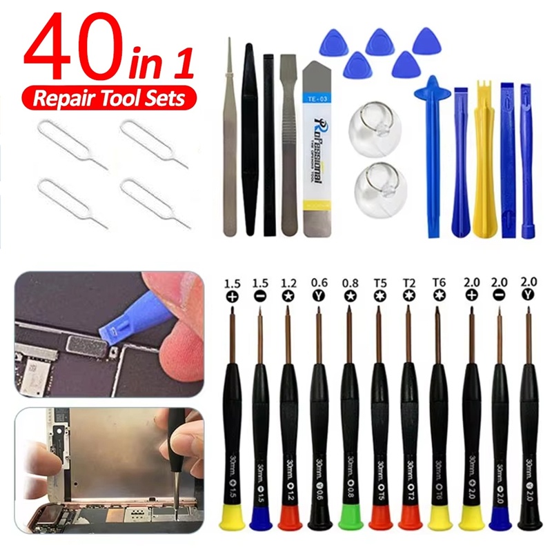 Juego de 40 herramientas de pr - Laptop Open Accessories reseña y precio