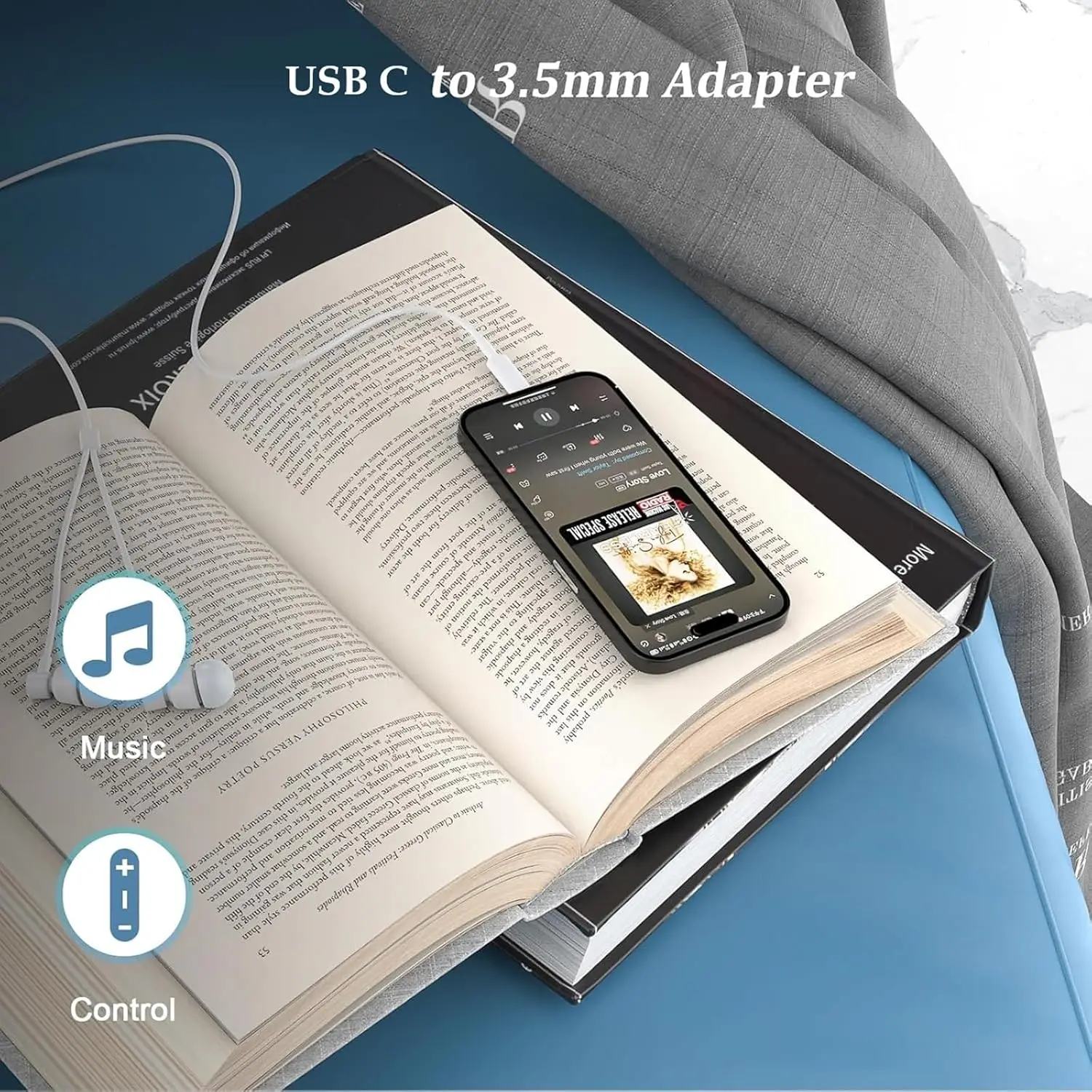 USB C to 3.5mm Earphone Adapte - Usb C Power Adapter reseña y precio