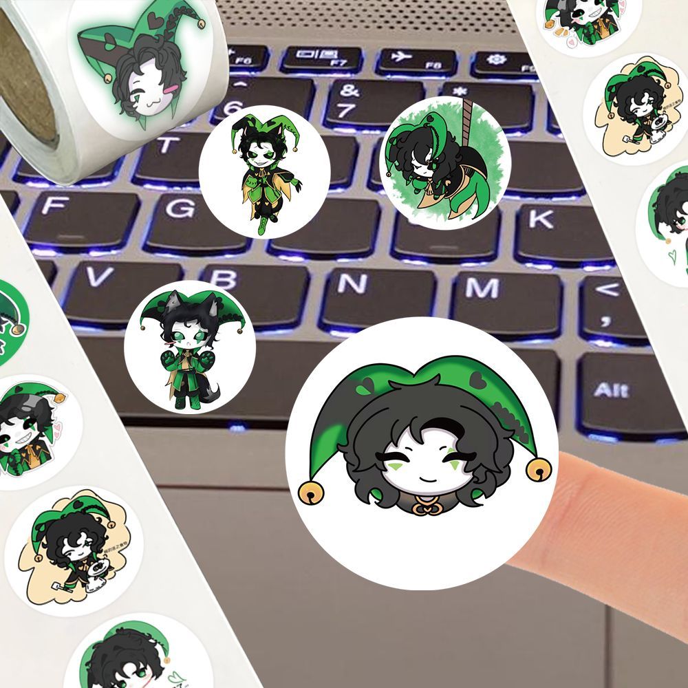 500 piezas/rollo Anime el circ - Laptop Accessories reseña y precio